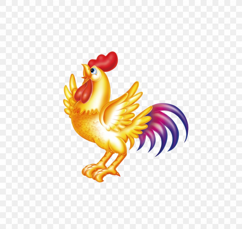 Chicken Rooster Chinese New Year Clip Art, PNG, 2480x2352px, Chicken, Beak, Bird, Chinese New Year, Drawing Download Free