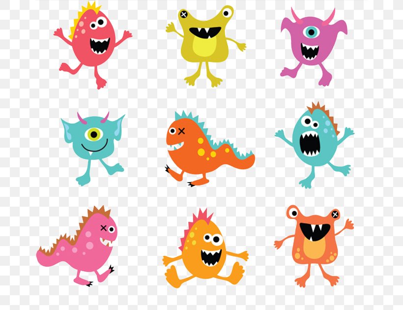 Monster Royalty-free Illustration, PNG, 676x630px, Monster, Cartoon, Cuteness, Little Monsters, Royaltyfree Download Free