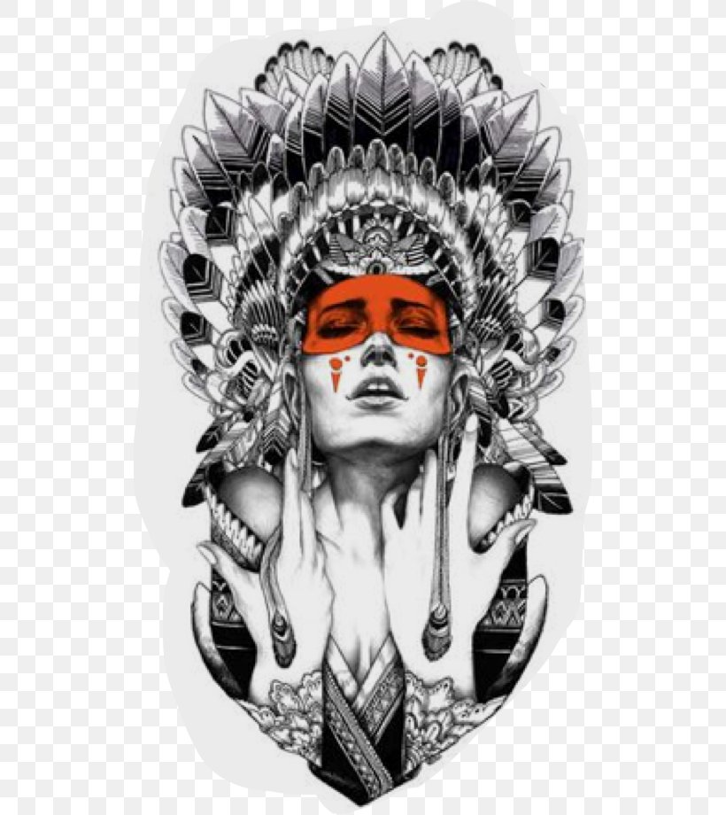 War Bonnet Tattoo Artist Indigenous Peoples Of The Americas Native Americans In The United States, PNG, 518x920px, War Bonnet, Abziehtattoo, Art, Black And White, Blackandgray Download Free