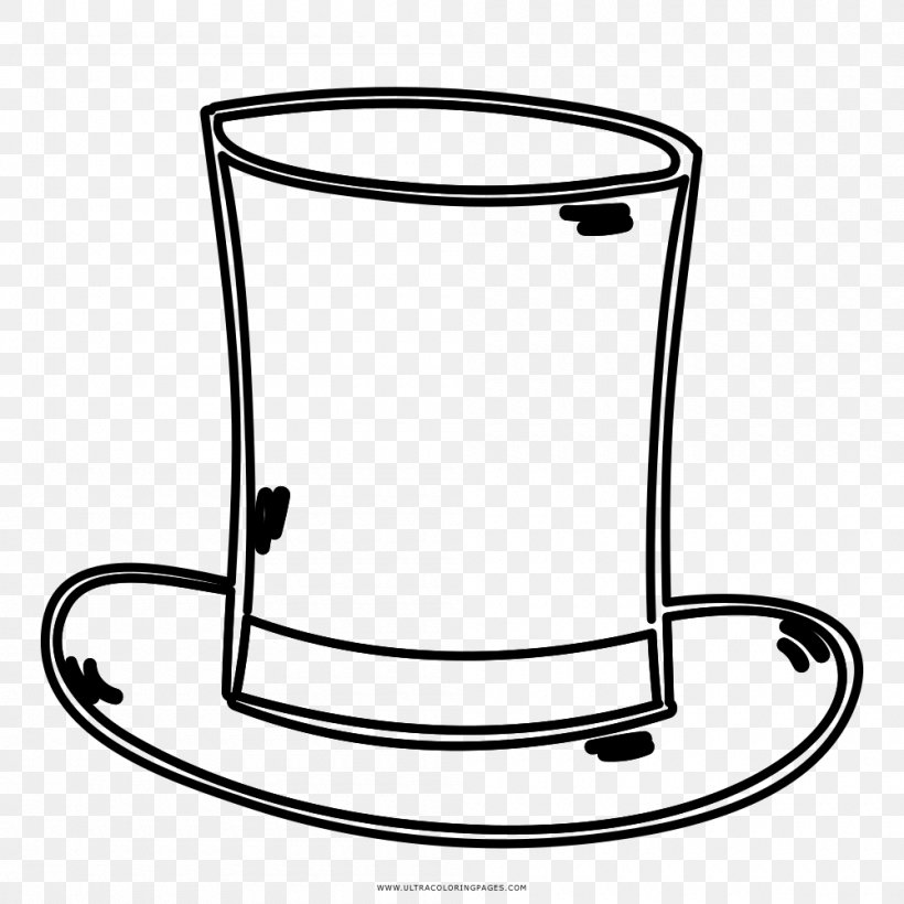 Headgear Top Hat Drawing Hatter, PNG, 1000x1000px, Headgear, Bathroom Accessory, Black And White, Clothing Accessories, Coloring Book Download Free