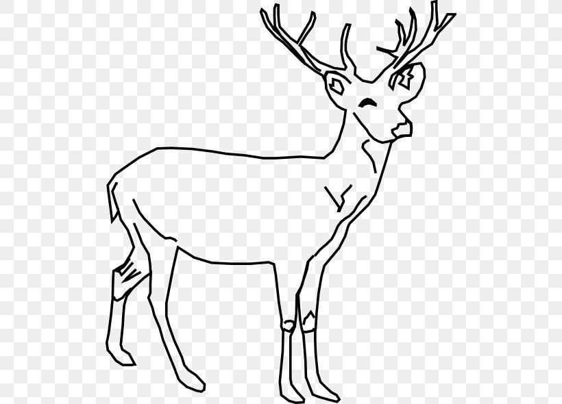 White-tailed Deer Moose Elk Clip Art, PNG, 512x590px, Deer, Animal, Animal Figure, Antler, Black Download Free