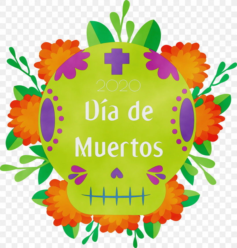 Floral Design, PNG, 2868x3000px, Day Of The Dead, D%c3%ada De Muertos, Floral Design, Flower, Leaf Download Free