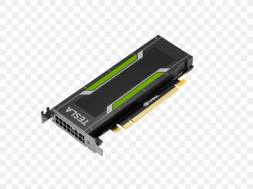Graphics Cards & Video Adapters Nvidia Tesla Graphics Processing Unit Pascal GDDR5 SDRAM, PNG, 840x630px, Graphics Cards Video Adapters, Computer, Computer Component, Cuda, Electrical Connector Download Free