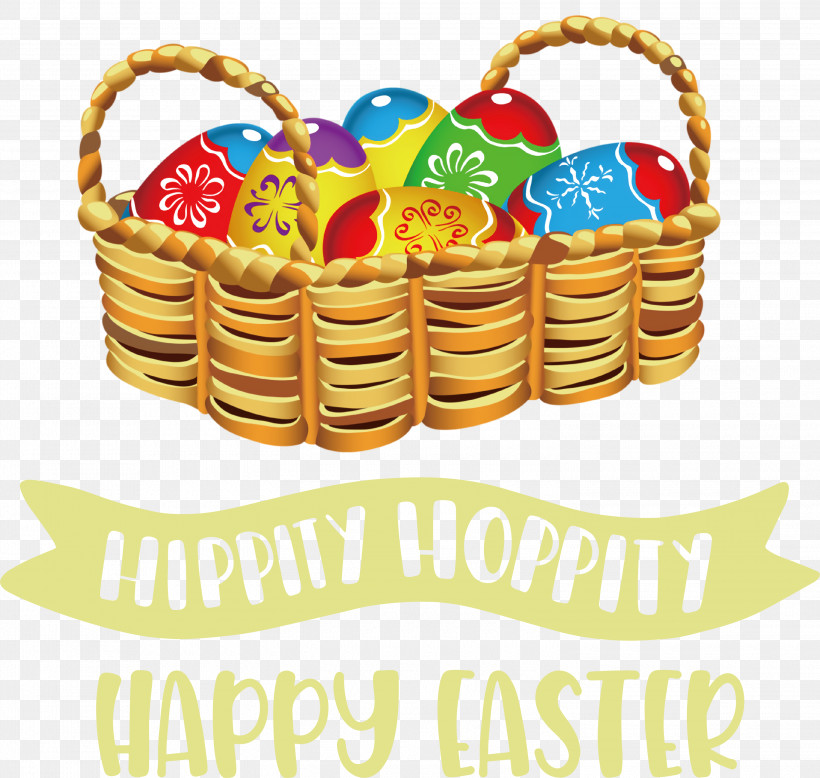 Hippy Hoppity Happy Easter Easter Day, PNG, 3000x2848px, Happy Easter, Basket, Easter Basket, Easter Bunny, Easter Cake Download Free