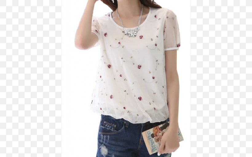 Sleeve T-shirt Blouse Neck, PNG, 512x512px, Sleeve, Blouse, Clothing, Neck, Pink Download Free