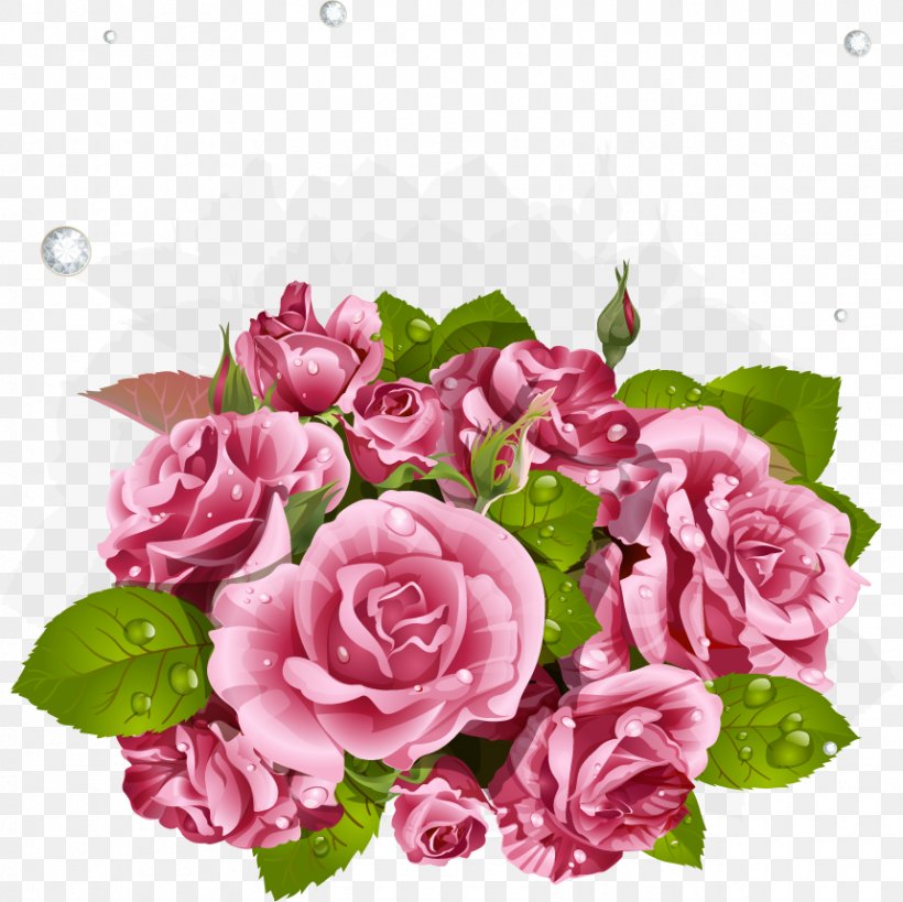 Garden Roses Cut Flowers, PNG, 859x858px, Garden Roses, Artificial Flower, Cabbage Rose, Cut Flowers, Floral Design Download Free