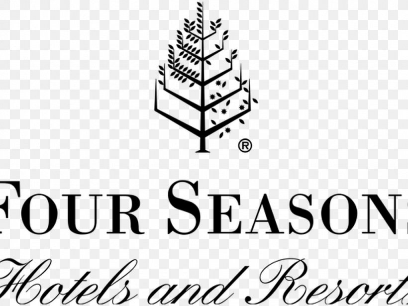 Four Seasons Hotels And Resorts Hilton Hotels & Resorts Accommodation, PNG, 1024x768px, Four Seasons Hotels And Resorts, Accommodation, Black And White, Brand, Business Download Free