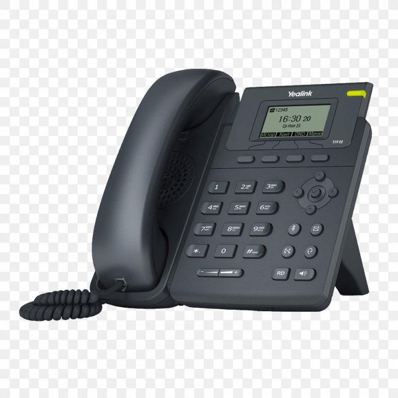 Yealink Entry-level IP Phone With 2 Lines And HD Voice Yealink SIP-T21P VoIP Phone Telephone Yealink SIP-T19P, PNG, 1000x1000px, Yealink Sipt21p, Answering Machine, Caller Id, Corded Phone, Electronics Download Free