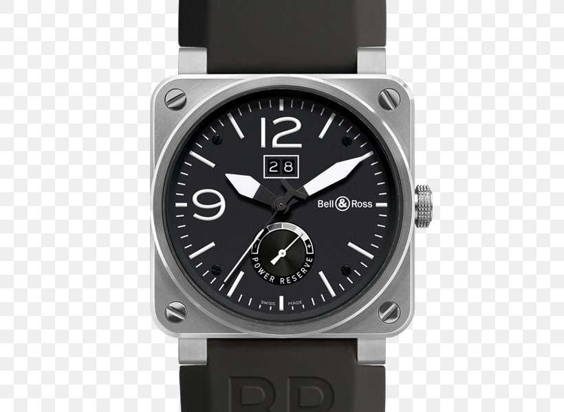 Bell & Ross Chronograph Watch Rolex Milgauss Power Reserve Indicator, PNG, 600x600px, Bell Ross, Automatic Watch, Brand, Chronograph, Hardware Download Free