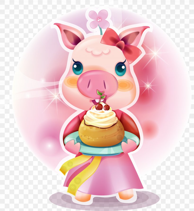 Hogs And Pigs Clip Art, PNG, 3859x4197px, Pig, Birthday, Food, Hogs And Pigs, Photography Download Free