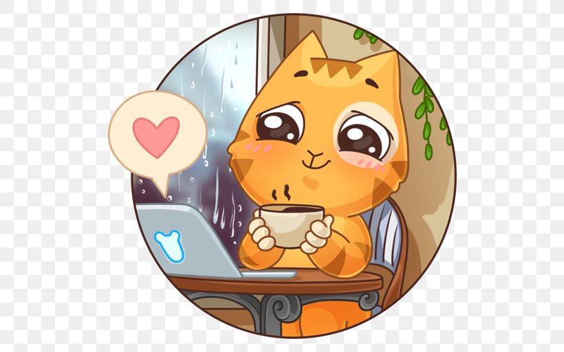 Telegram VKontakte Sticker Yandex Search Social Networking Service, PNG, 512x512px, Telegram, Carnivoran, Cartoon, Internet Bot, Mammal Download Free