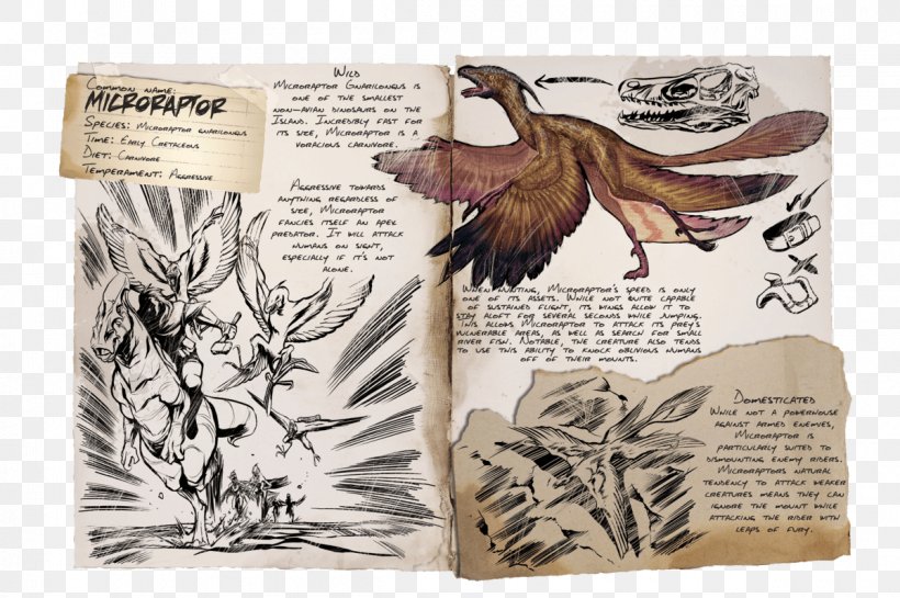 ARK: Survival Evolved Microraptor Giganotosaurus Dinosaur Pteranodon, PNG, 1200x798px, Ark Survival Evolved, Dilophosaurus, Dinosaur, Fauna, Fictional Character Download Free