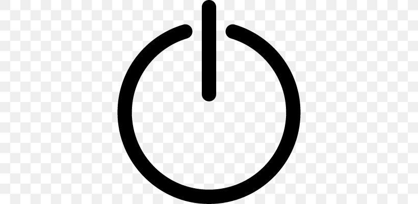 Power Symbol, PNG, 400x400px, Power Symbol, Black And White, Computer, Sleep Mode, Symbol Download Free