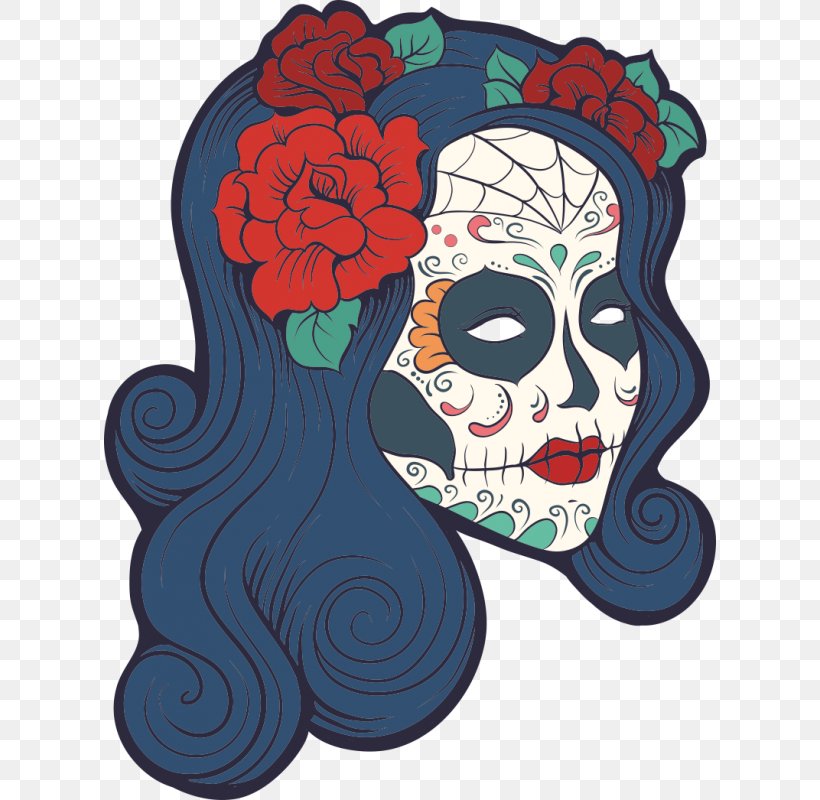 Day Of The Dead Skull, PNG, 800x800px, Calavera, Animation, Art, Baby Shower, Birthday Download Free