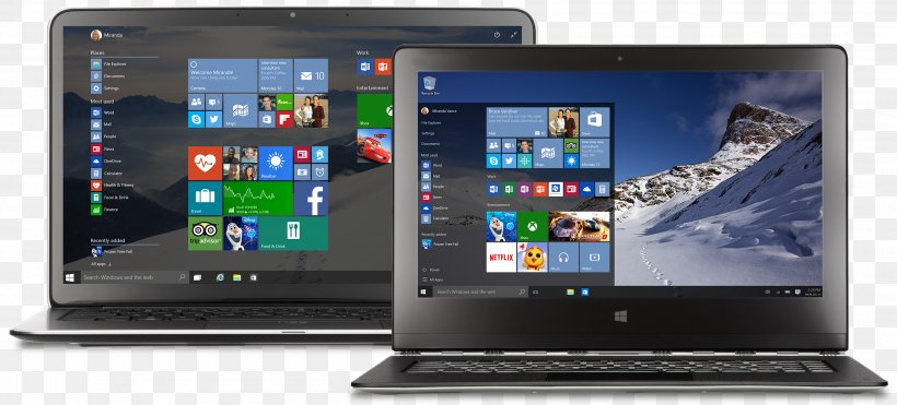 Laptop Windows 10 Computer Microsoft, PNG, 2618x1186px, Laptop, Acer Aspire, Computer, Computer Accessory, Computer Hardware Download Free