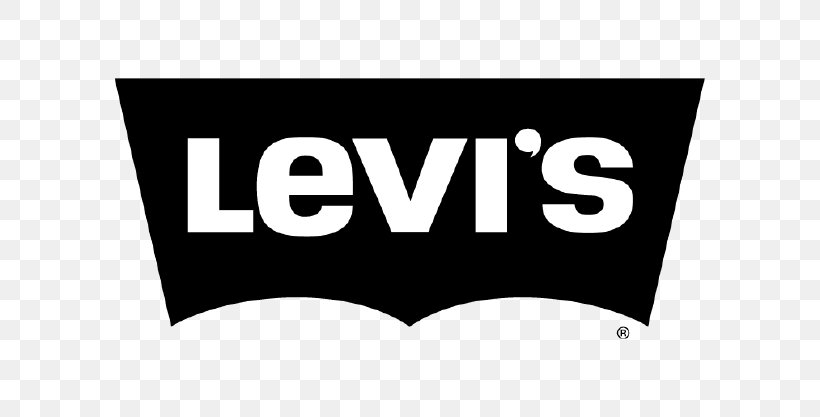 Logo Levi Strauss & Co. Jeans Pants Design, PNG, 625x417px, Logo, Black, Black And White, Brand, Etiquette Download Free