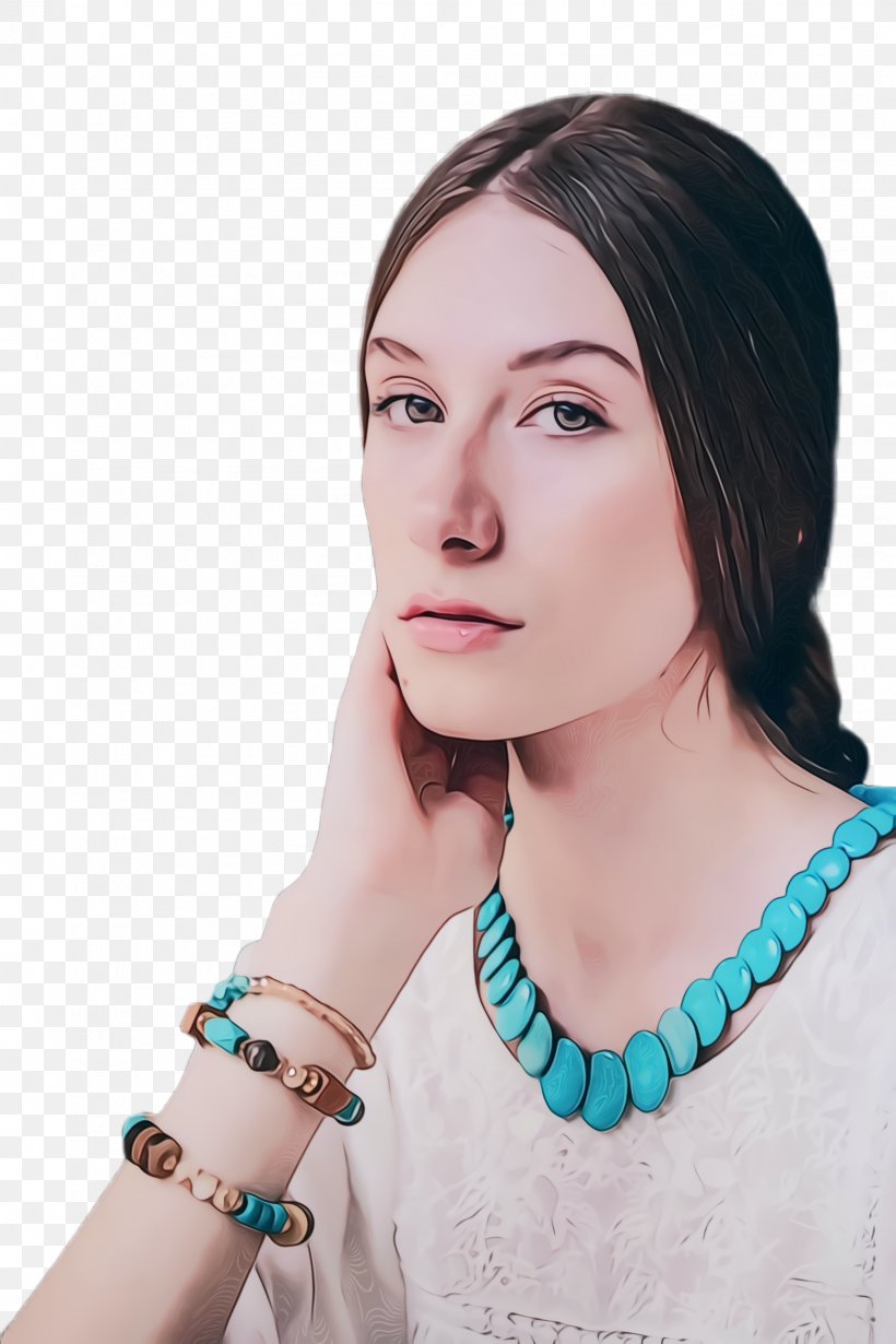 Turquoise Turquoise Chin Skin Jewellery, PNG, 1632x2448px, Watercolor, Chin, Fashion Accessory, Hand, Jewellery Download Free
