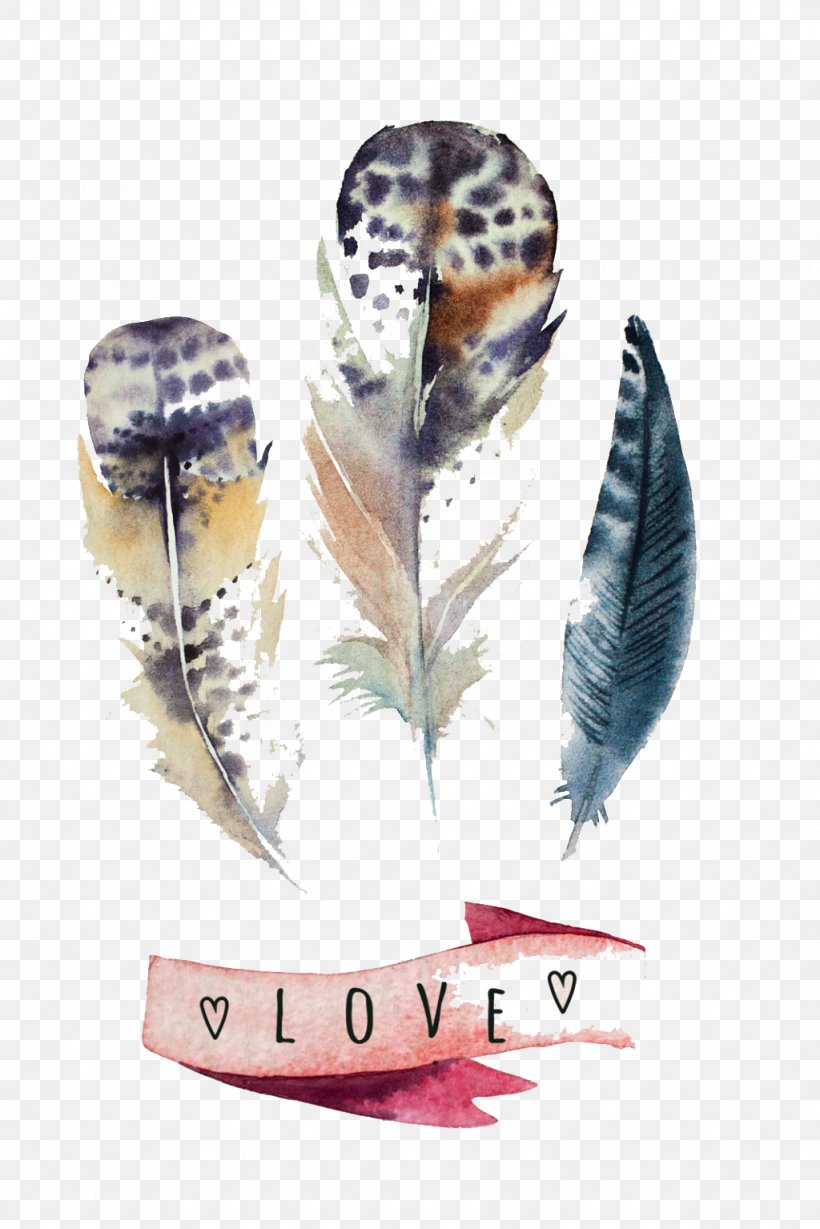 Feather Watercolor Painting Canvas Print, PNG, 1024x1535px, Feather, Animal Product, Art, Canvas, Canvas Print Download Free