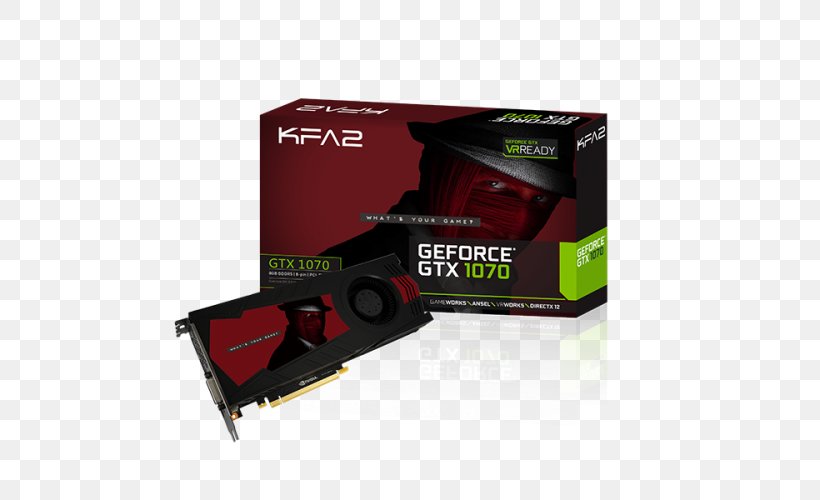 Graphics Cards & Video Adapters NVIDIA GeForce GTX 1070 Ti 英伟达精视GTX NVIDIA GeForce GTX 1050, PNG, 500x500px, Graphics Cards Video Adapters, Cable, Computer Component, Electronic Device, Electronics Accessory Download Free