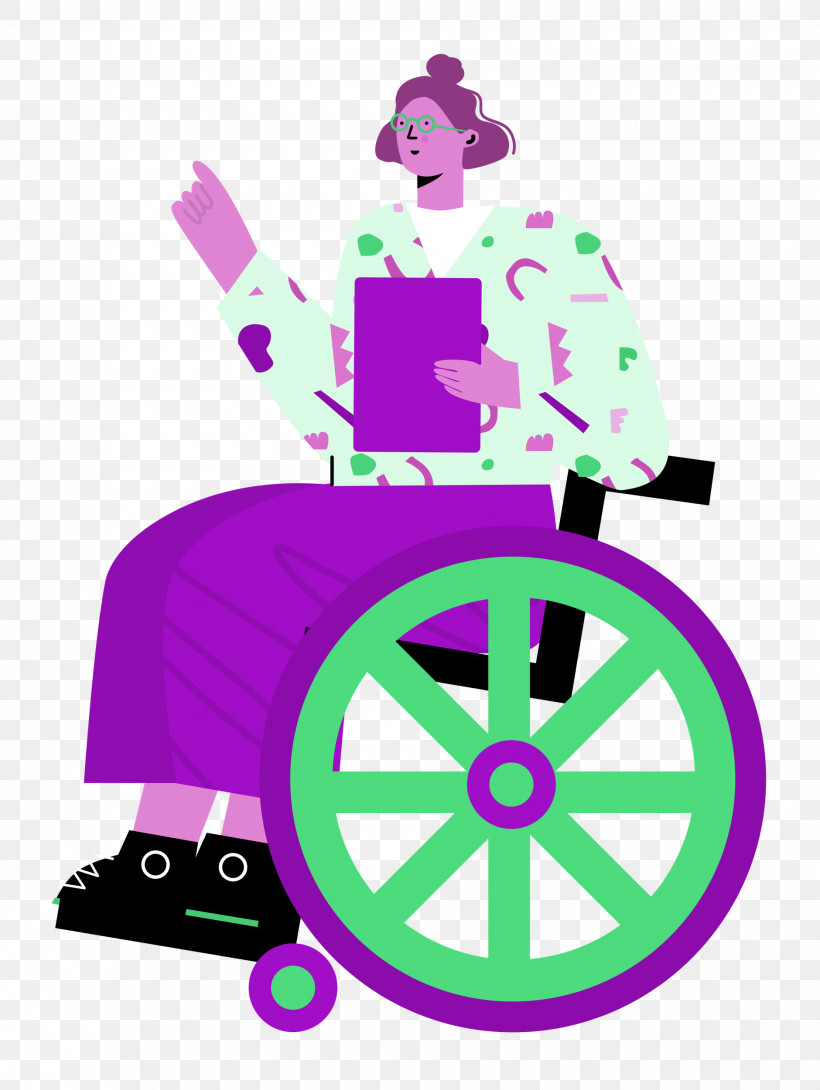 Sitting On Wheelchair Woman Lady, PNG, 1880x2500px, Woman, Behavior, Human, Lady, Lavender Download Free