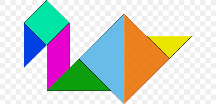 Tangram Puzzle Clip Art, PNG, 640x396px, Tangram, Area, Brand, Diagram, Drawing Download Free