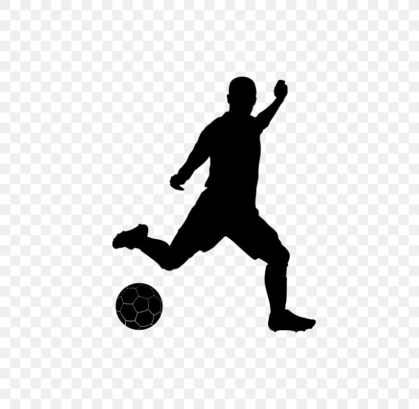 Football Player Sport Wall Decal Indoor Football, PNG, 800x800px, Football Player, Ball, Black, Black And White, Coach Download Free