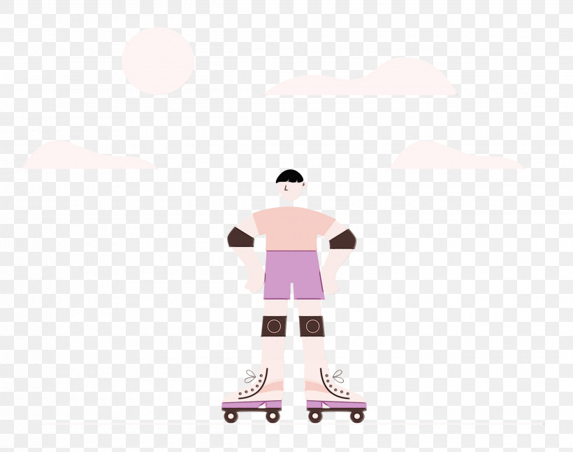 Skateboard Outerwear / M Skateboarding Equipment Sports Equipment, PNG, 2500x1970px, Roller Skating, Cartoon, Computer, Equipment, Line Download Free