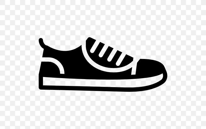 Sneakers Shoe Fashion Clip Art, PNG, 512x512px, Sneakers, Area, Athletic Shoe, Black, Black And White Download Free