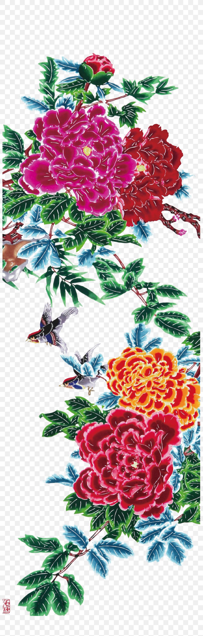 China Floral Design Flower, PNG, 799x2564px, China, Art, Branch, Craft, Creative Arts Download Free