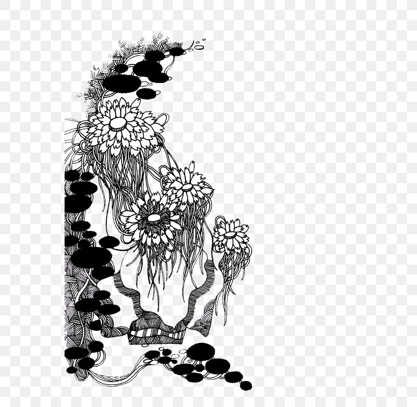 China Irises Chinoiserie Painting Black And White, PNG, 565x800px, China, Architecture, Art, Black, Black And White Download Free