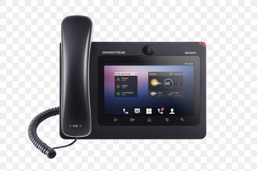 Grandstream GXV3275 Grandstream Networks VoIP Phone Voice Over IP Telephone, PNG, 2835x1890px, Grandstream Gxv3275, Android, Communication Device, Electronic Device, Electronics Download Free