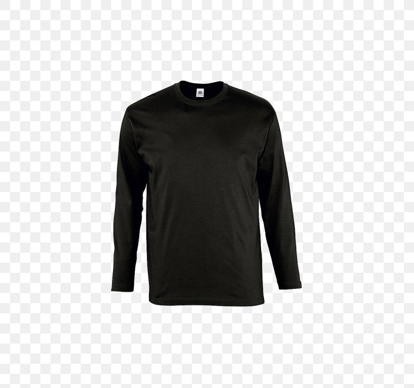 Long-sleeved T-shirt Long-sleeved T-shirt Neck, PNG, 768x768px, Sleeve, Active Shirt, Black, Black M, Long Sleeved T Shirt Download Free
