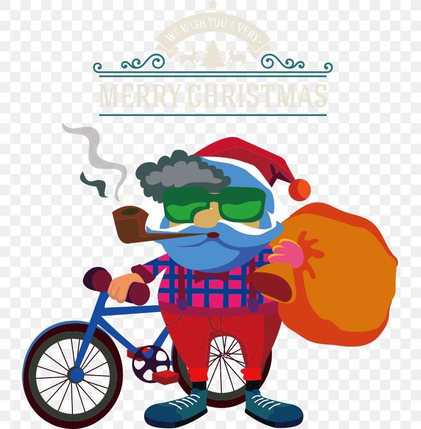 Pxe8re Noxebl Santa Claus Christmas, PNG, 783x836px, Pxe8re Noxebl, Art, Artwork, Bicycle, Big Wheel Download Free
