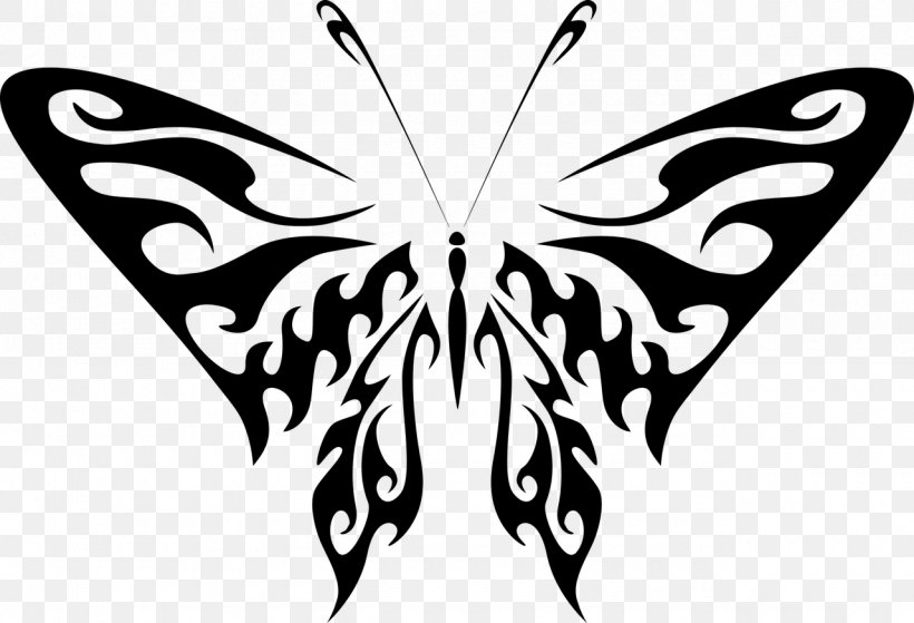 Monarch Butterfly Line Art Clip Art, PNG, 1280x874px, Monarch Butterfly, Arthropod, Black, Black And White, Brush Footed Butterfly Download Free