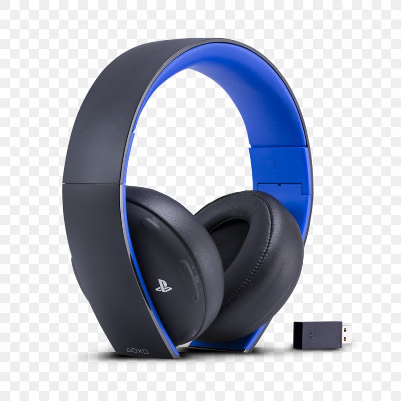 PlayStation 4 PlayStation 3 Headphones Video Game, PNG, 1000x1000px, 71 Surround Sound, Playstation 4, Audio, Audio Equipment, Electric Blue Download Free