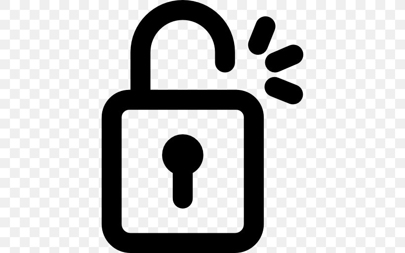 Padlock, PNG, 512x512px, Padlock, Area, Avatar, Black And White, Ios 7 Download Free