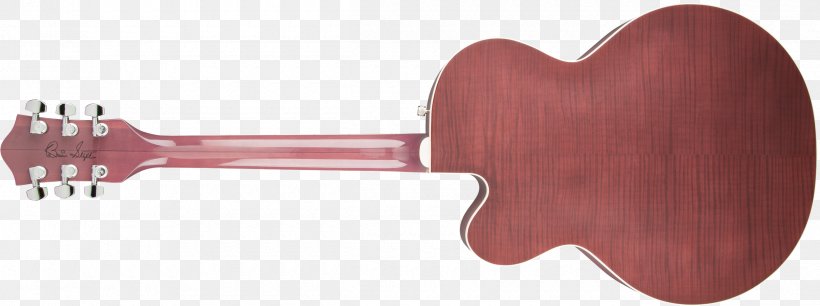 Electric Guitar Gretsch Semi-acoustic Guitar Flame Maple, PNG, 2400x897px, Watercolor, Cartoon, Flower, Frame, Heart Download Free