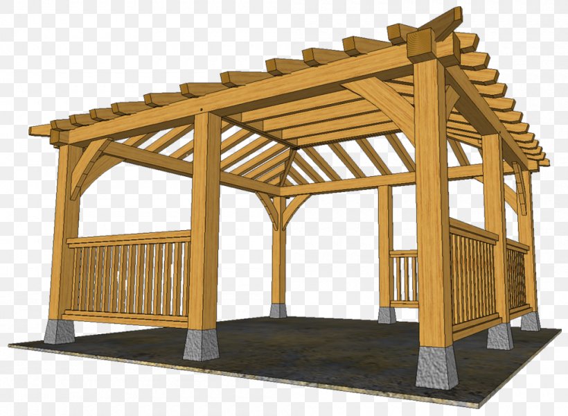 Roof Gazebo Pergola Garden Buildings, PNG, 1000x732px, Roof, Architectural Engineering, Brick, Flat Roof, Framing Download Free
