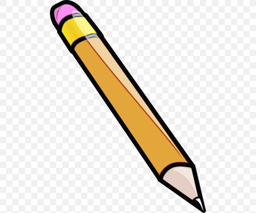 Clip Art Yellow Pencil Line Softball Bat, PNG, 500x685px, Watercolor, Paint, Pencil, Softball Bat, Wet Ink Download Free