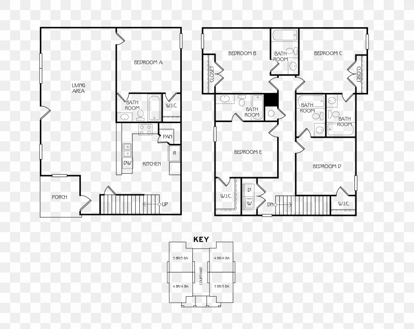 Courtyard By Marriott Marketing Marriott International Floor Plan, PNG, 2550x2029px, Courtyard By Marriott, Apartment, Area, Bachelor Of Arts, Black And White Download Free