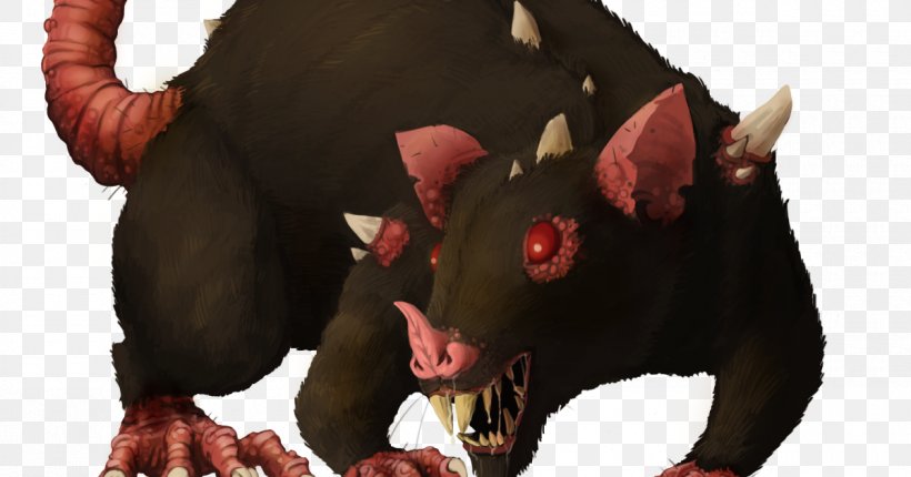 Giant Rat Mouse Dungeons & Dragons Clip Art, PNG, 1200x630px, Rat, Animal, Dire Rat, Dungeons Dragons, Explosive Rat Download Free
