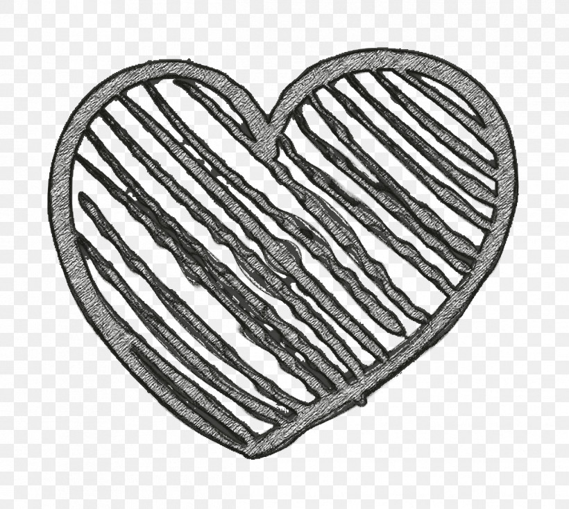 Heart Icon Social Media Hand Drawn Icon Heart Sketch Icon, PNG, 1246x1116px, Heart Icon, Heart, Line Art, Metal, Silver Download Free