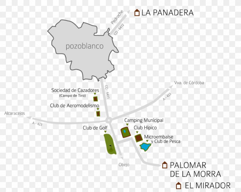 Pozoblanco Cortijo Palomar De La Morra Map Leisure Recreation, PNG, 950x758px, Map, Area, Camping, Dehesa, Diagram Download Free