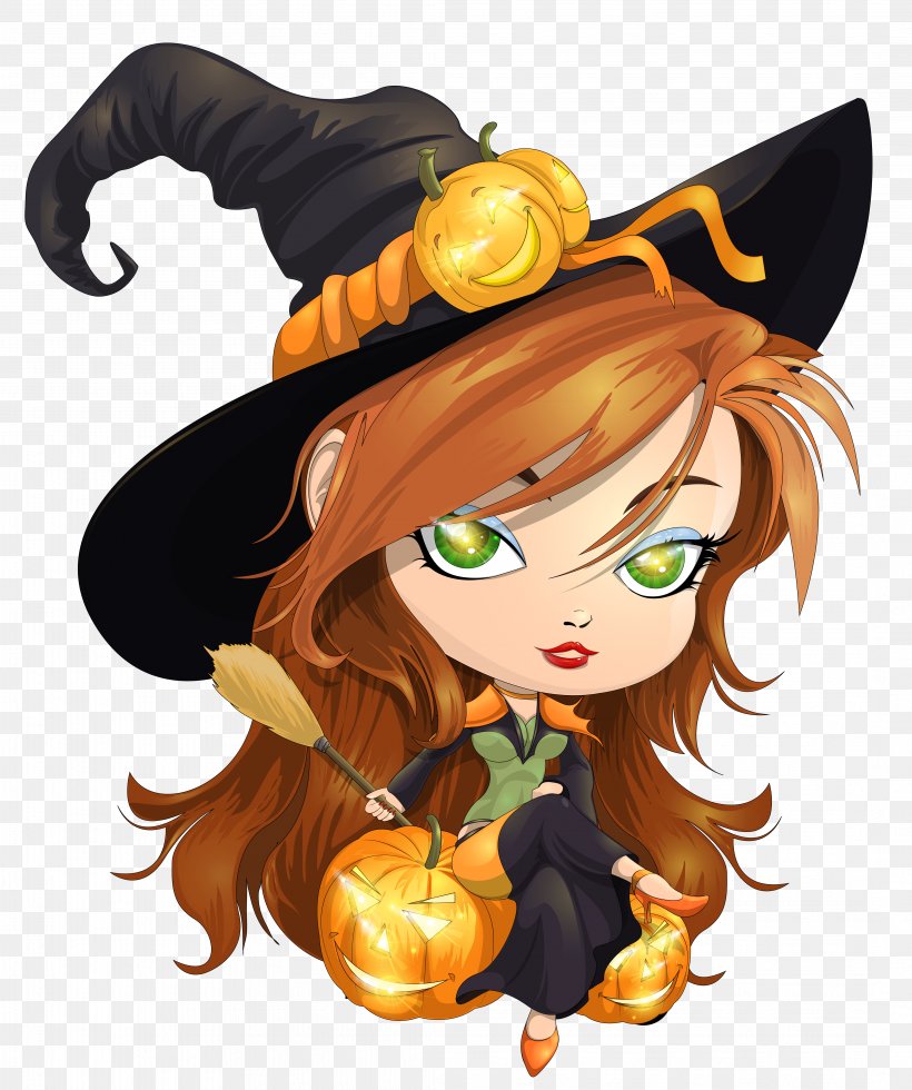 Witchcraft Halloween Cartoon Clip Art, PNG, 4268x5104px, Watercolor, Cartoon, Flower, Frame, Heart Download Free