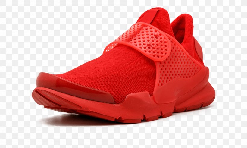 Red Nike Sock Shoe Sneakers, PNG, 1000x600px, Red, Boot, Clothing, Cross Training Shoe, Fashion Download Free