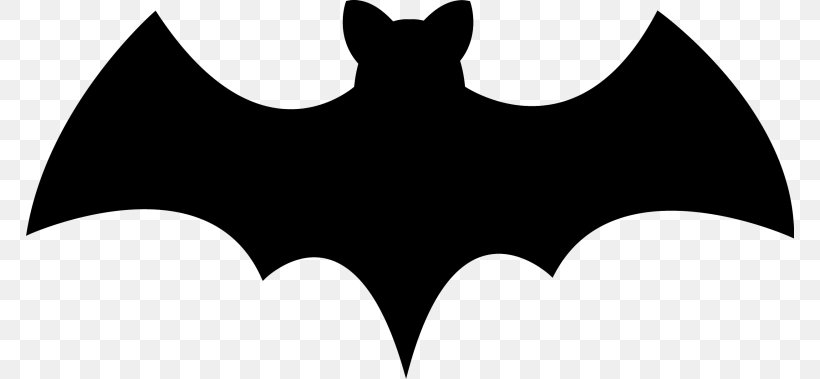 Bat Silhouette Clip Art, PNG, 768x379px, Bat, Black, Black And White, Color, Flying Foxes Download Free