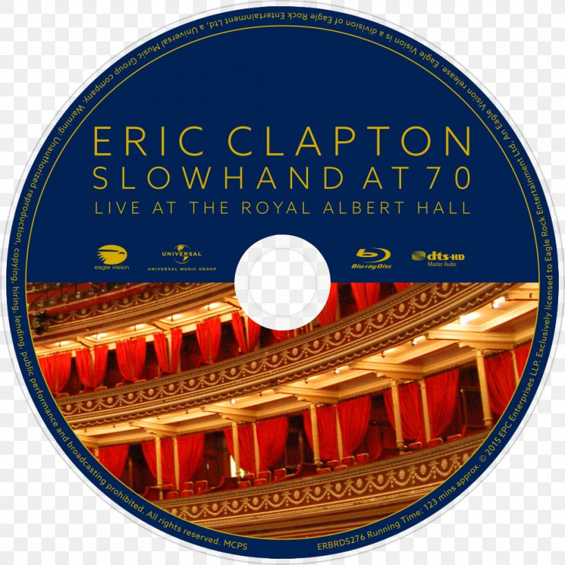 Blu-ray Disc Slowhand At 70: Live At The Royal Albert Hall YouTube DVD Film, PNG, 1000x1000px, Watercolor, Cartoon, Flower, Frame, Heart Download Free