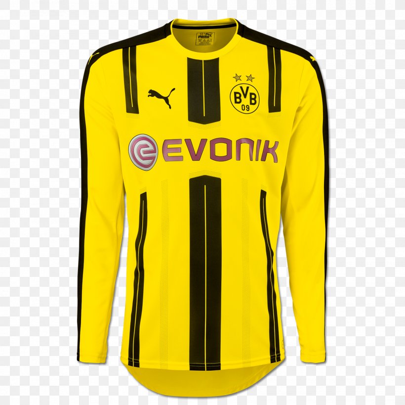 Borussia Dortmund Pelipaita Bundesliga 0 Football, PNG, 1600x1600px, 2016, 2017, Borussia Dortmund, Active Shirt, Brand Download Free