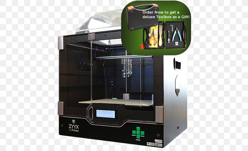 ZYYX 3D Printing Printer MakerBot, PNG, 500x500px, 3d Computer Graphics, 3d Printing, Zyyx, Curing, Extrusion Download Free