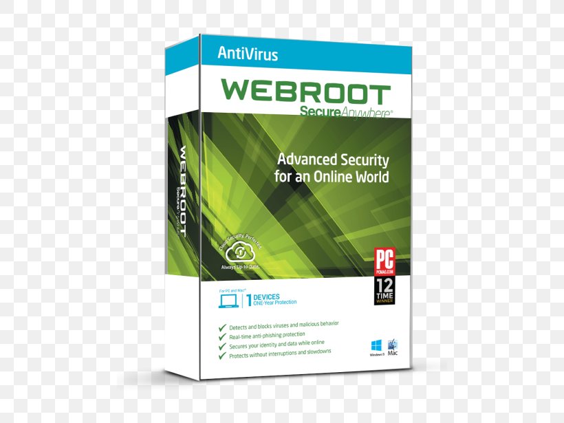 Computer Software Webroot SecureAnywhere AntiVirus Webroot Internet Security Complete Antivirus Software, PNG, 481x615px, 360 Safeguard, Computer Software, Antivirus Software, Bitdefender, Brand Download Free